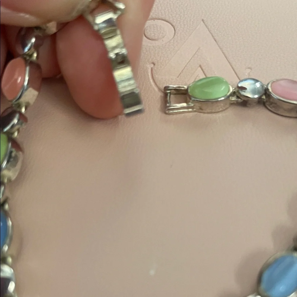 Multicolor Silver Bracelet - Picture 3 of 6